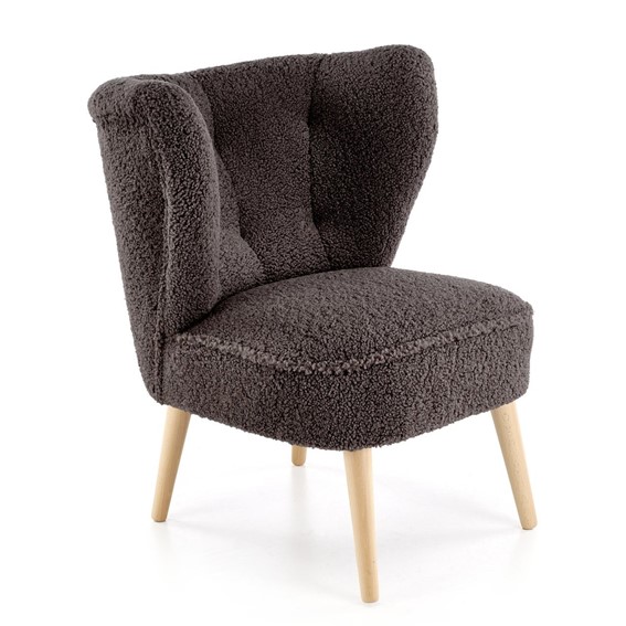 Fotel Wypoczynkowy MOCCA Ciemny Brązowy