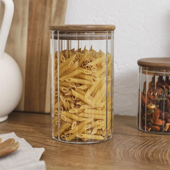 Słoik Prążkowany do Przechowywania 700ml