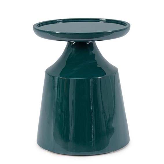 Stolik Kawowy OTILIA Fi40cm Zielony