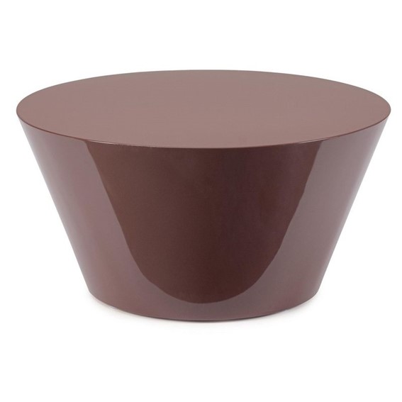 Stolik Kawowy OTILIA SHAPED Fi60cm Czerwony