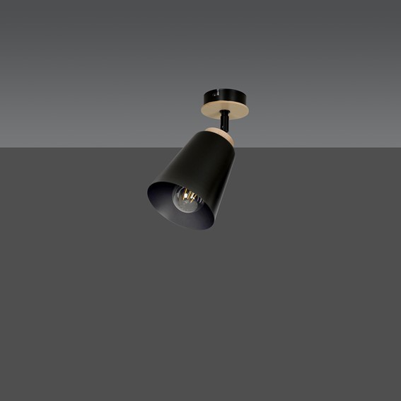 Lampa Sufitowa ATLAS 1 Czarny