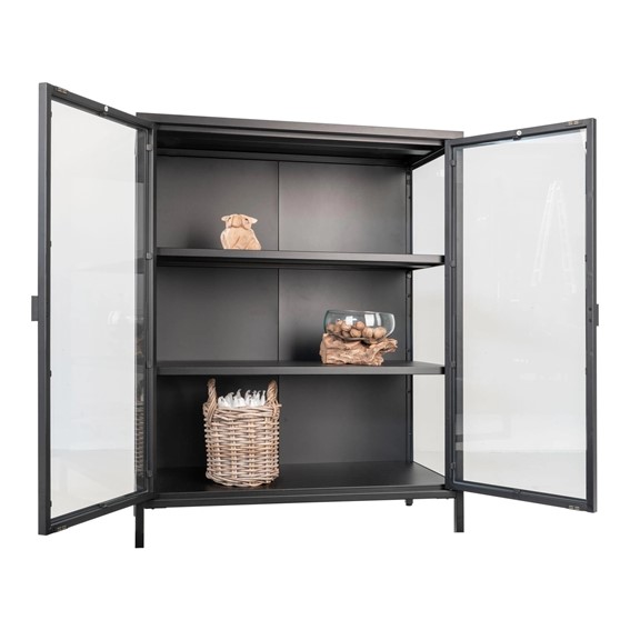Witryna BRISBANE 80cm Czarny