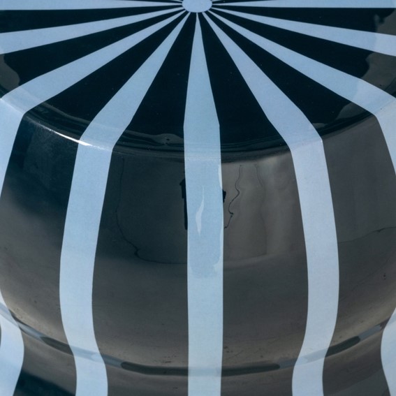 Stolik BOYD Fi33cm Niebieski