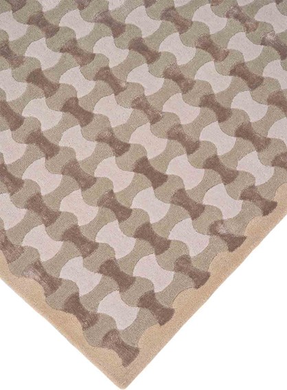 Dywan SCALLOP Olive Grey Beige 5046 240x340 cm
