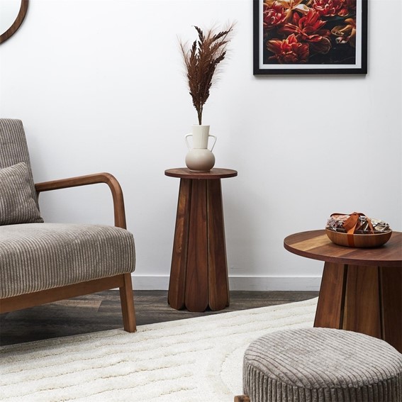 Stolik Boczny WILL Fi30cm Orzech