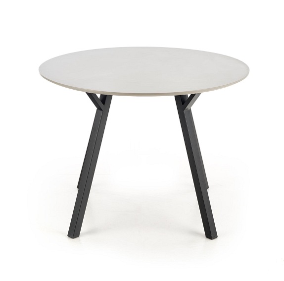 Stół Okrągły BALROG fi100 Czarny/Popiel