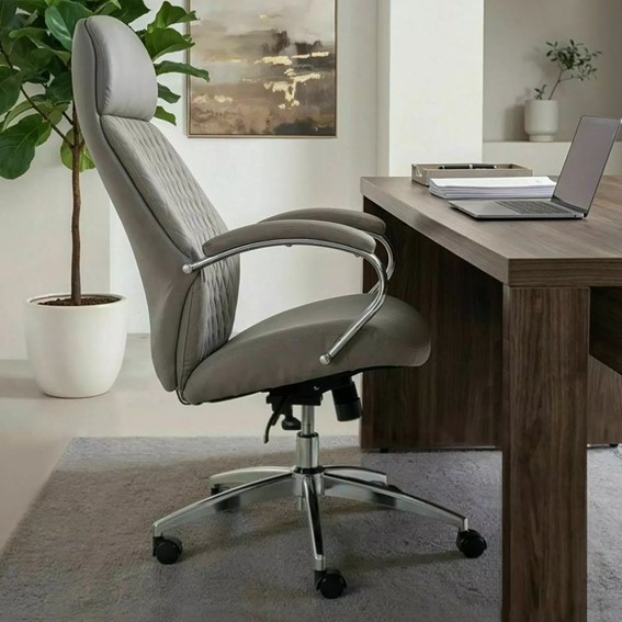 Fotel Obrotowy Q-09 Szary