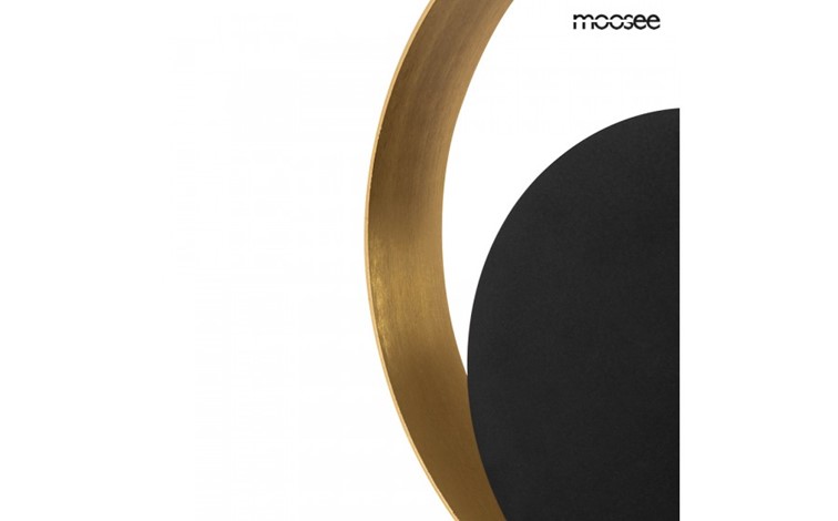 Lampa Ścienna BAND Złoty/Czarny