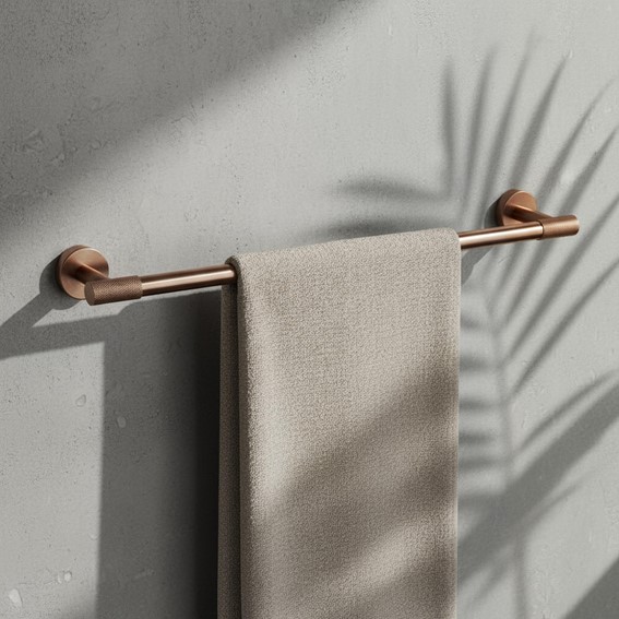 Wieszak Łazienkowy Jednoramienny GALO 5701 Miedź Szczotkowana