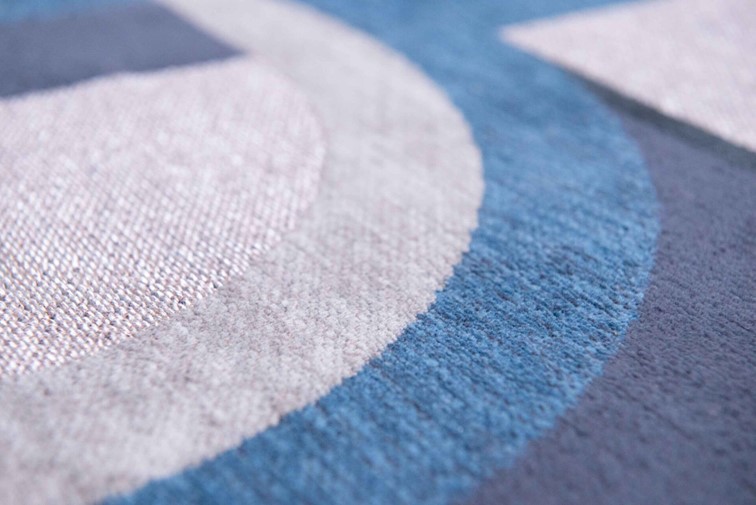 Dywan MODULE Camel Blue Round 9196 240x240 cm