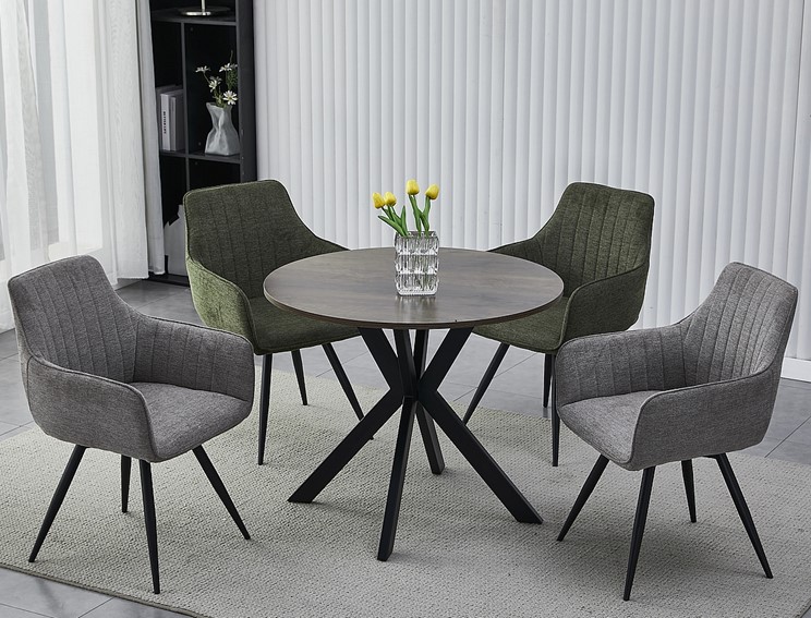 Krzesło BALLO Brego Czarny/Ciemny Szary 18