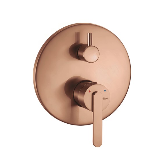 Zestaw Natryskowy Podtynkowy ONTGARIO + BOX Miedź Szczotkowana