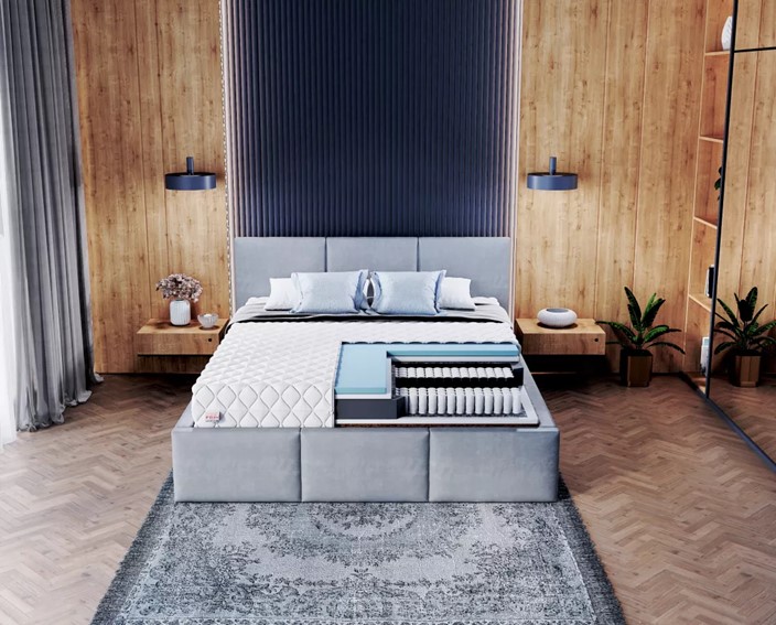 Materac LAVAL 100x200 Premium Jersey