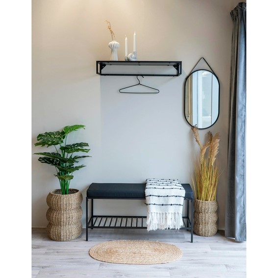 Lustro TRAPANI 35x60cm Czarny