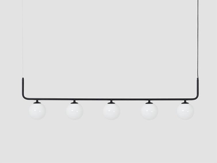 Lampa wisząca CATKIN 5 – czarny