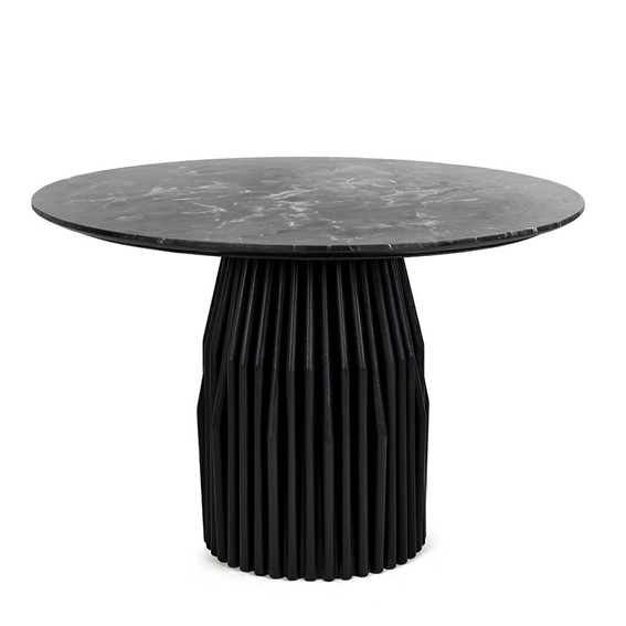 Stół Jadalniany LEVANTE Fi120cm Czarny