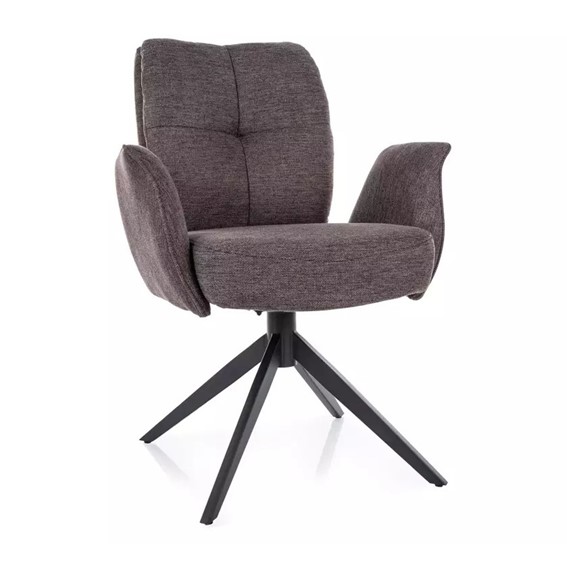 Krzesło WING Brego Cappuccino/Czarny Mat