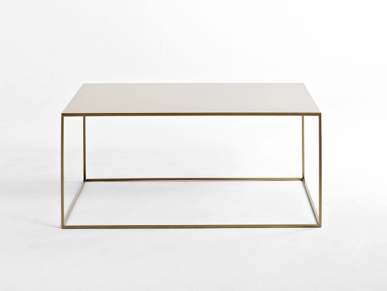 Stół Kawowy Tensio Metal 100x60 Złoty