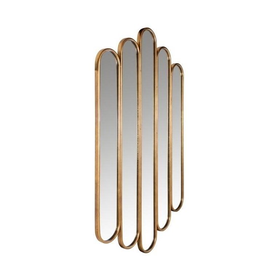 Lustro Ścienne CHELSEY Złoty