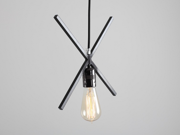 Lampa Wisząca Xlamp 25x25 Czarny