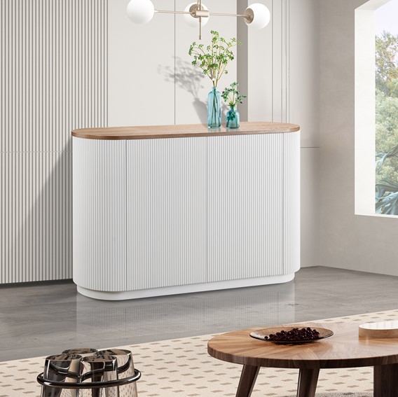 Komoda STILIG ST582 Biały/Brązowy