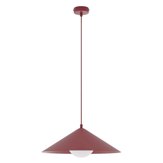 Lampa Wisząca MONO 1M Burgundowy/Opal