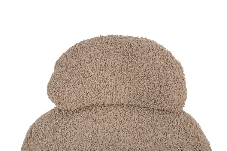 Fotel Bujany Plush Teddy 102x80x91 Ciemny Beżowy