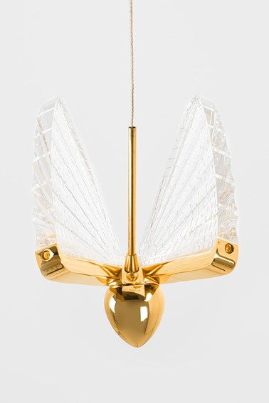 Lampa Wisząca BUTTERFLY DISC 5 Złota