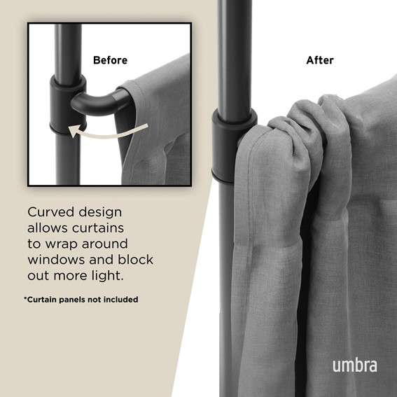 Karnisz ANYWHERE Czarny