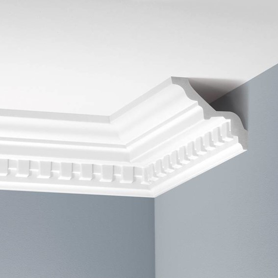 Listwa Gzymsowa Zdobiona LGZ-01 240 cm Biały