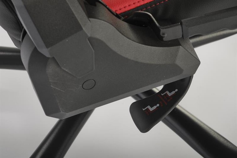 Fotel Gamingowy Obrotowy DRAKE Czarny/Czerwony