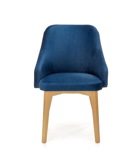 Krzesło TOLEDO 2 Dąb Miodowy/Monolith 77