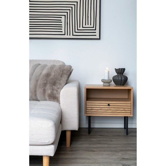 Szafka Nocna KYOTO 50cm z Szufladą Dąb Naturalny