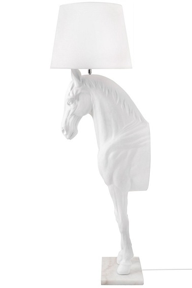 Lampa Podłogowa Koń HORSE Stand M Biały