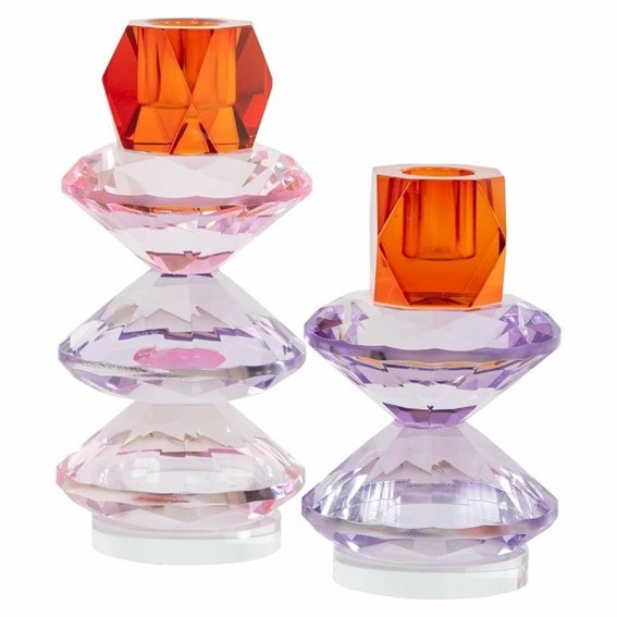 Świecznik YALENA S Fioletowy