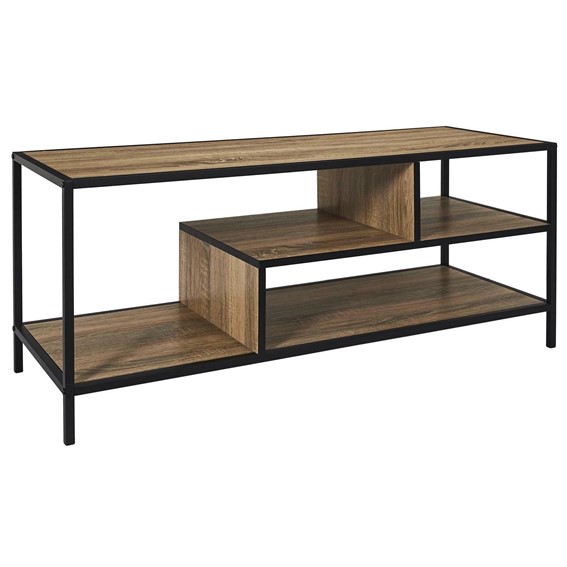 Szafka RTV EDISON Naturalny/Czarny