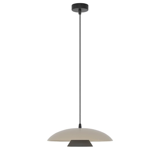 Lampa Wisząca BABEL 1 Beżowy/Czarny