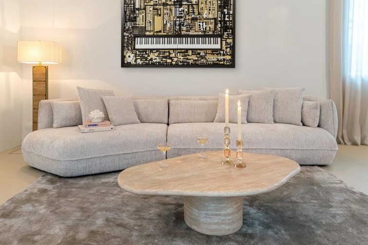 Stolik FICTUS 130x80cm Beżowy