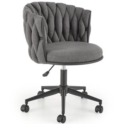 Fotel Obrotowy TALON Czarny/Popielaty