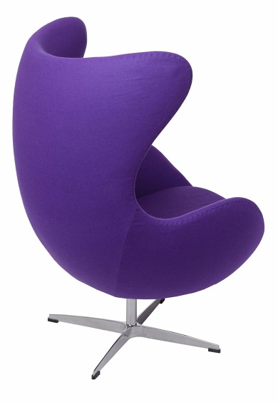 Fotel Jajo 66x78x106 Fioletowy Kaszmir Premium 4