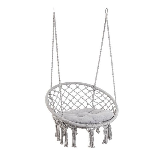 Fotel Wiszący JAVIER Szary