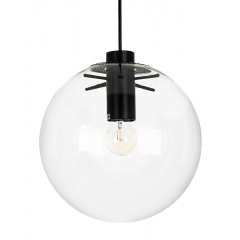 Lampa Wisząca SANDRA 30 Transparentny/Czarny