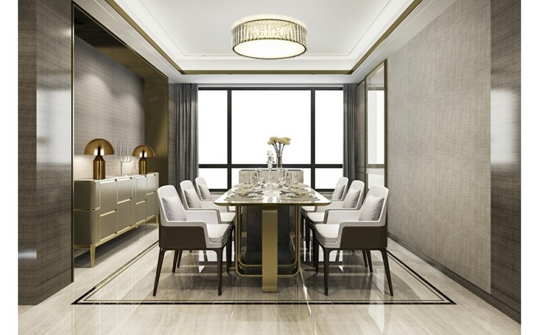 Lampa Sufitowa CROWN 50 Złoty/Biały