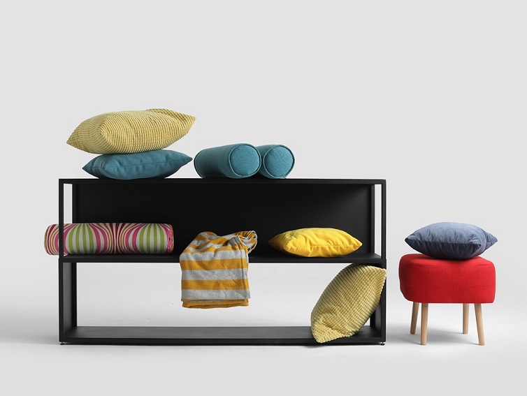 Regał HYLLER SIDE METAL 150×75