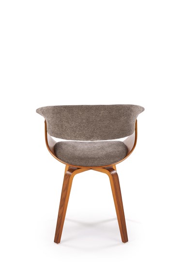 Krzesło K545 Popielaty/Orzechowy