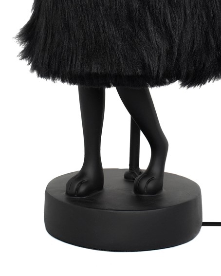 Lampa Stołowa RABBIT FUR 50 cm Czarna/Złota