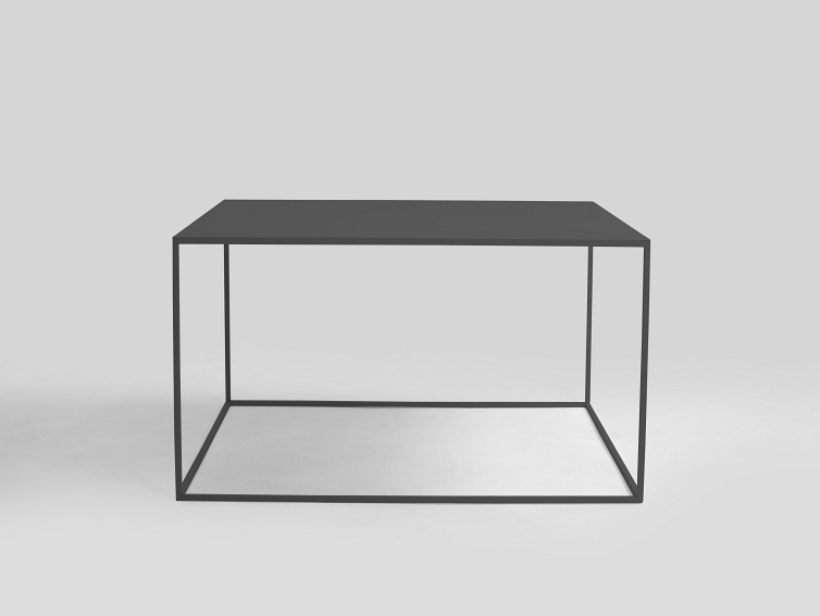 Stół Kawowy Tensio Metal 80x80 Czarny