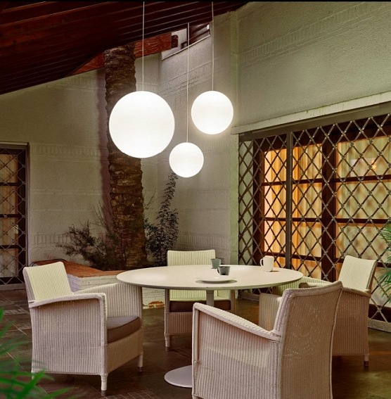 Lampa Wisząca PIANETA 35 BATTERY HANG Biały