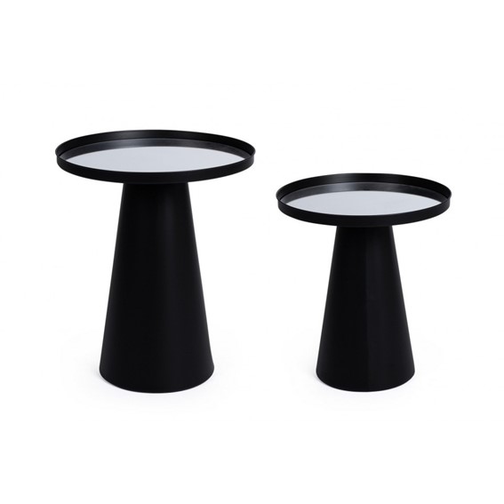 Zestaw Stolików Kawowych REFLEX Czarny