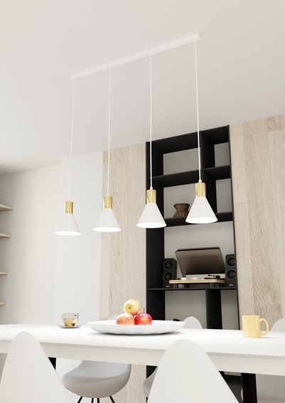 Lampa Wisząca ROSA 4 Biały